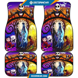 Nightmare Before Christmas Wedding Cartoon Car Floor Mats 