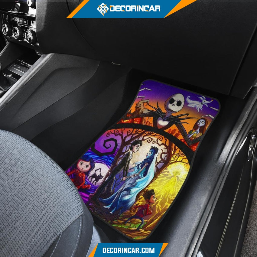 Nightmare Before Christmas Wedding Cartoon Car Floor Mats 