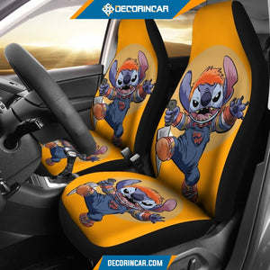 Stitch Chucky Halloween Disney Cartoon Car Seat Covers 