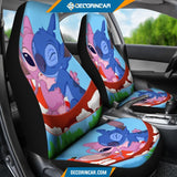 Stitch Loves Angel Disney Cartoon Car Seat Covers R031318 - 
